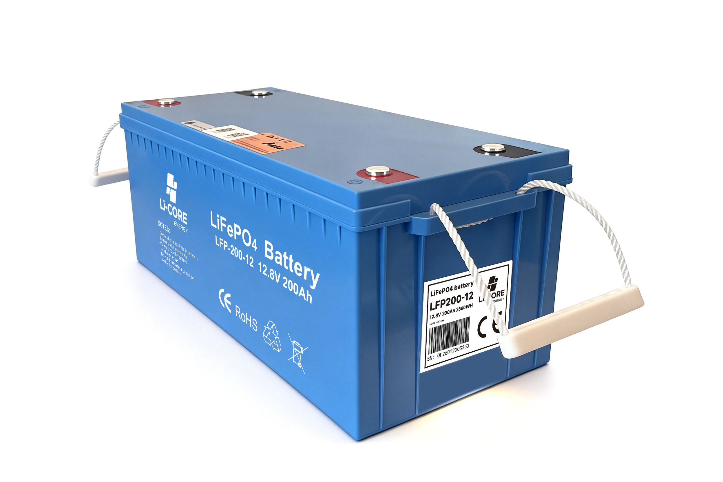 Li-Core LiFe PO4 12.8V/200Ah Lityum Akü - Smart