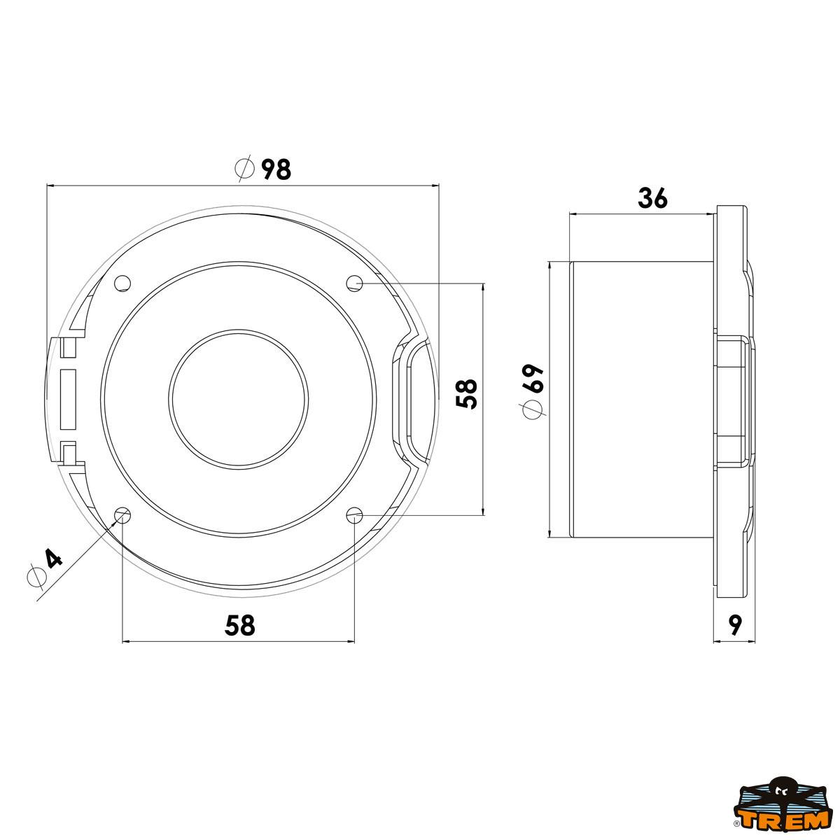 Trem gömme su çıkışı