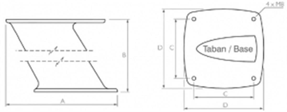 PT2004 2KW/4KW KOMPOZİT POWERTOWER RADAR 15CM