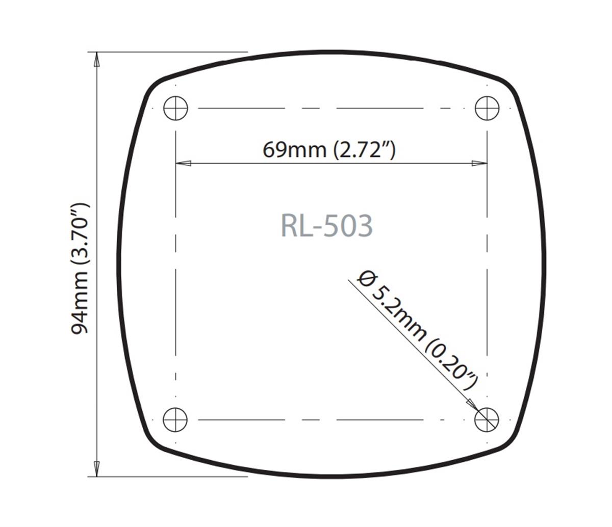 ROKK LOK MONTAJ PLAKASI LOWRANCE -  RL503