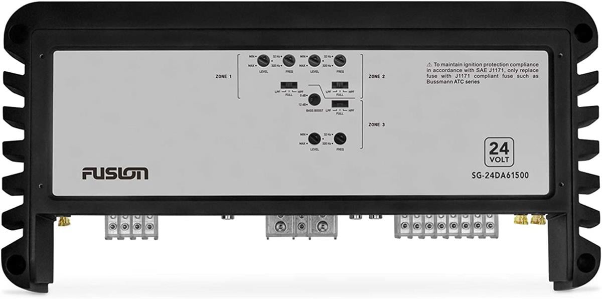 FUSION MARINE 24V 6 KANAL 1500W AMFI SG-24DA61500