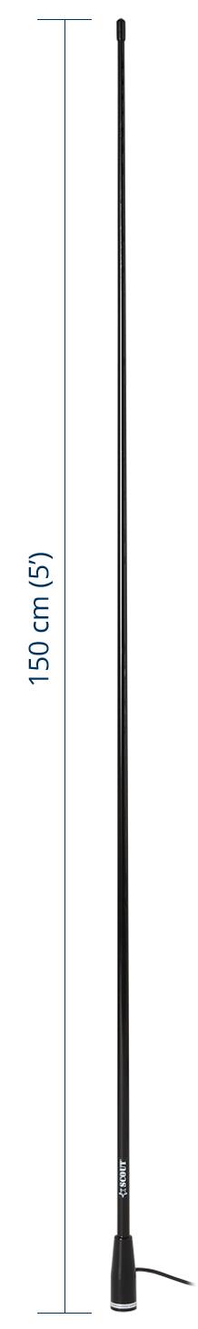 KS-22 VHF Fiberglas Anten 1,5 m