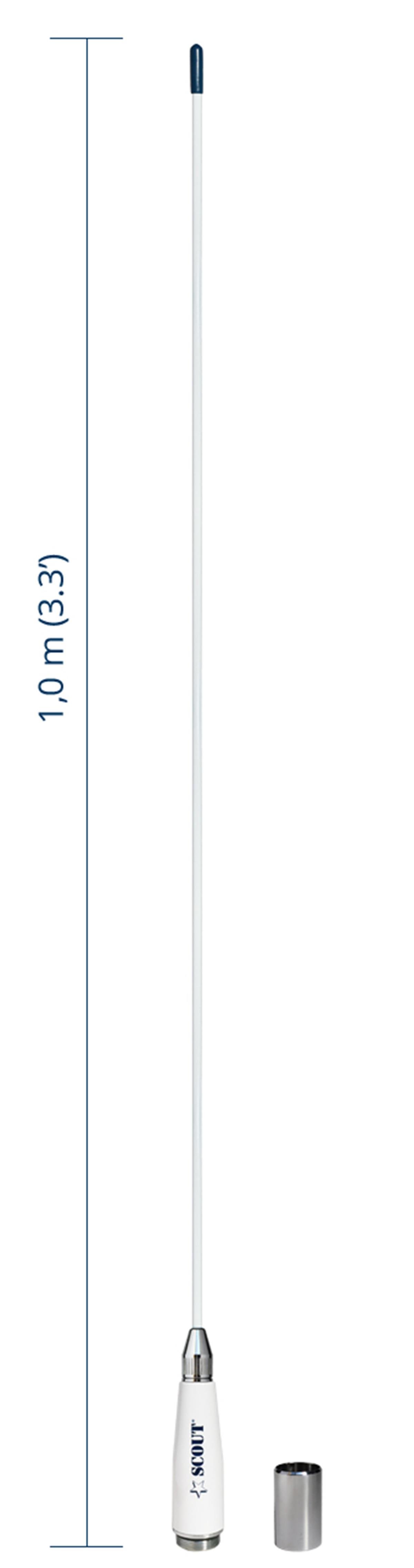 Scout Quick 4 Vhf Anteni Fiberglass 1 Metre