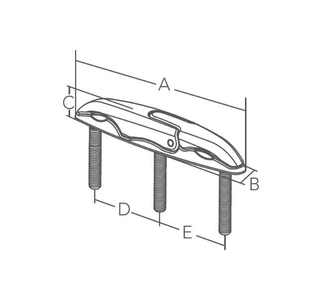 Paslanmaz Çelik Koç Boynuzu 152mm