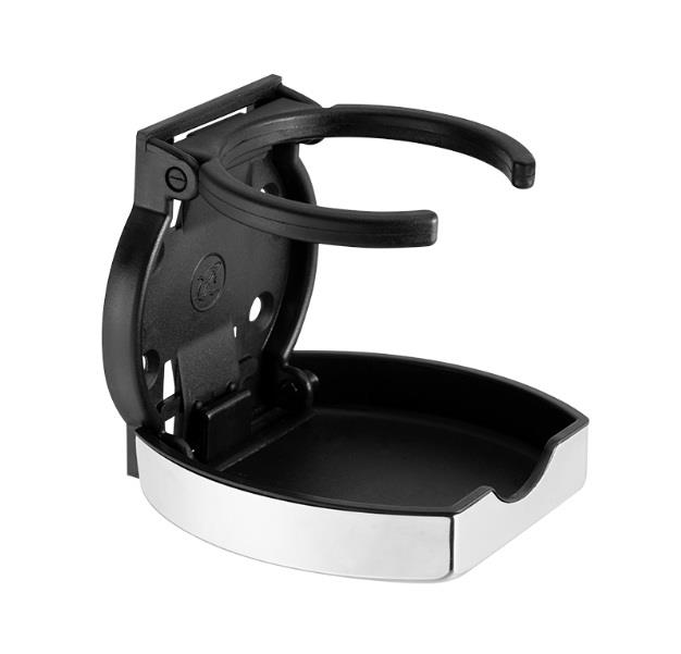 Marine Town Paslanmaz Çelik Kapaklı Beyaz Plastik Katlanır Bardaklık