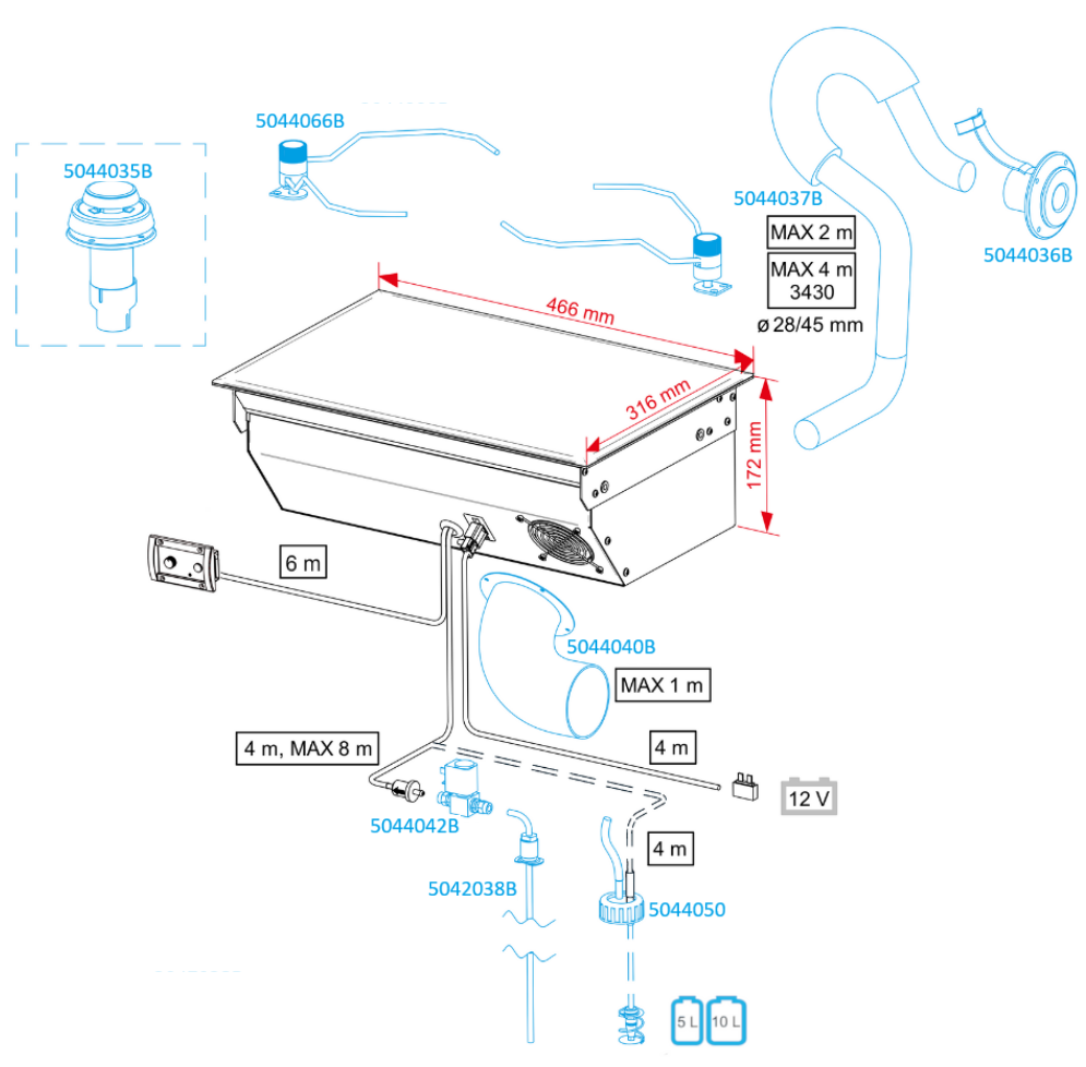 Wallas 88 DU, Diesel Seramik Ocak