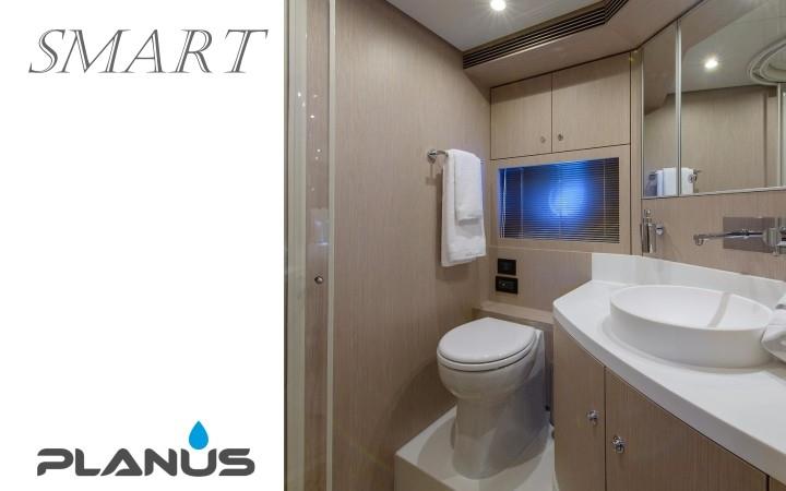 Smart 12V Beyaz Kısa Taş Taharet Kitli Tuvalet