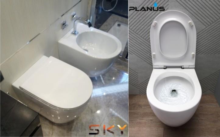 Sky 12V Krem Taş Tuvalet 