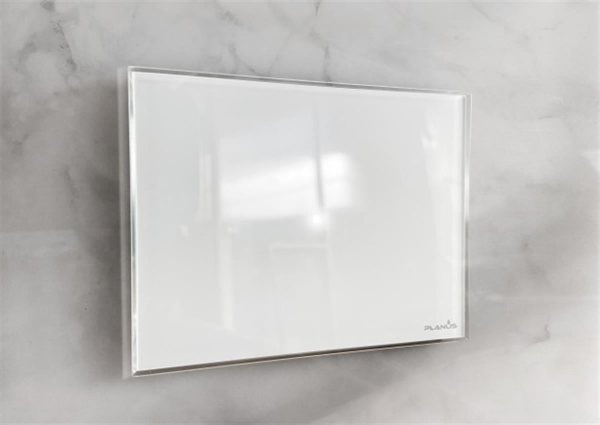 Planus Beyaz Full Glass Touch Panel 2 Butonlu