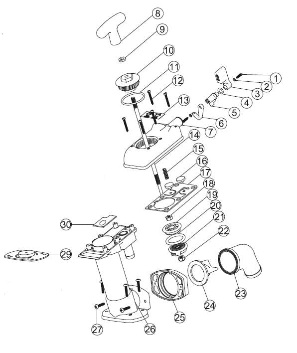 NUOVA RADE MANUEL TUVALET POMPA SETİ