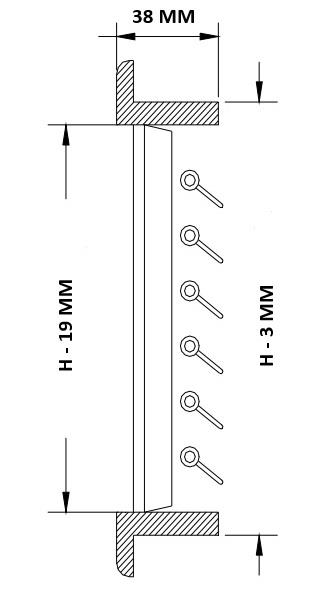 Hava Çıkış Izgarası. Maun Dört Yönlü 254X102 mm