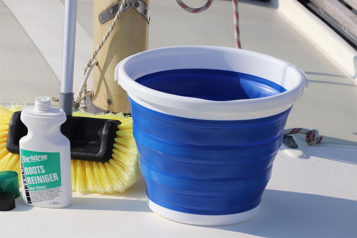 Yachticon Silikon Katlanır Kova, 10 lt