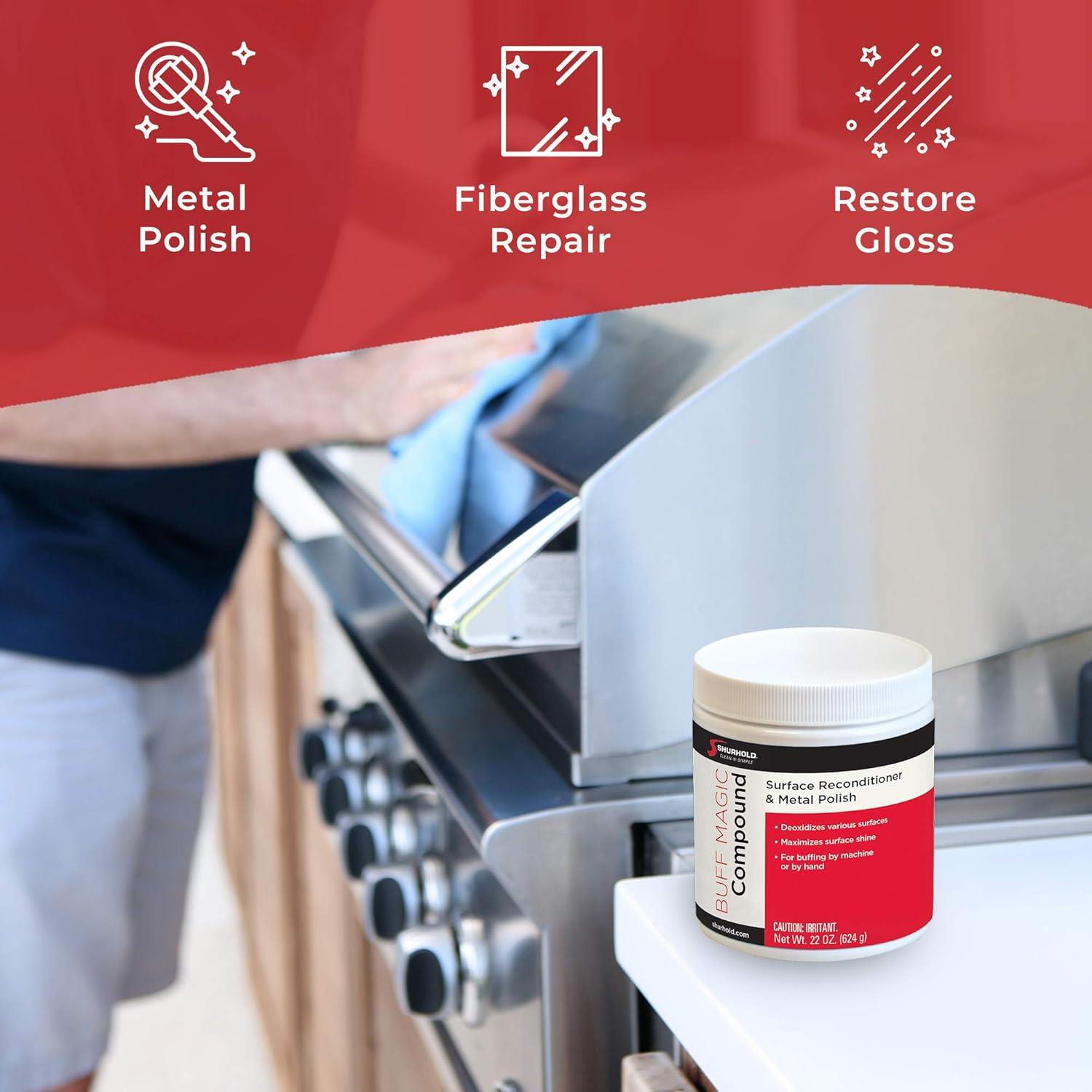 SHURHOLD BUFF MAGIC METAL RESTORER&POLISH 624 GR