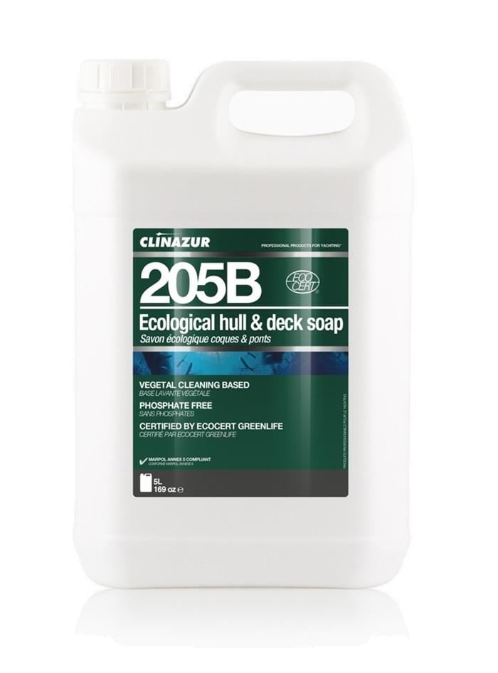 Clin Azur-205B- Ekolojik Gövde/Güverte Temizleyici Konst. 5 Litre