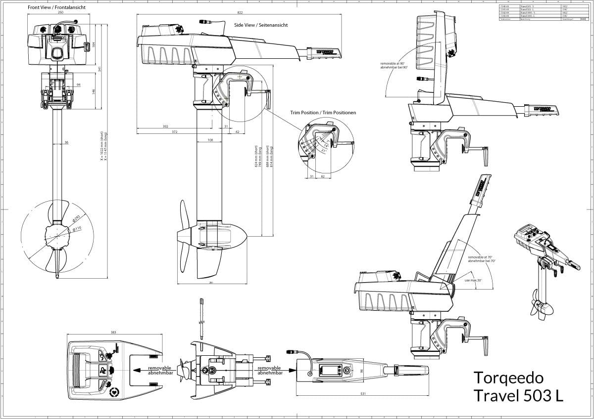 Torqeedo Travel 503 L