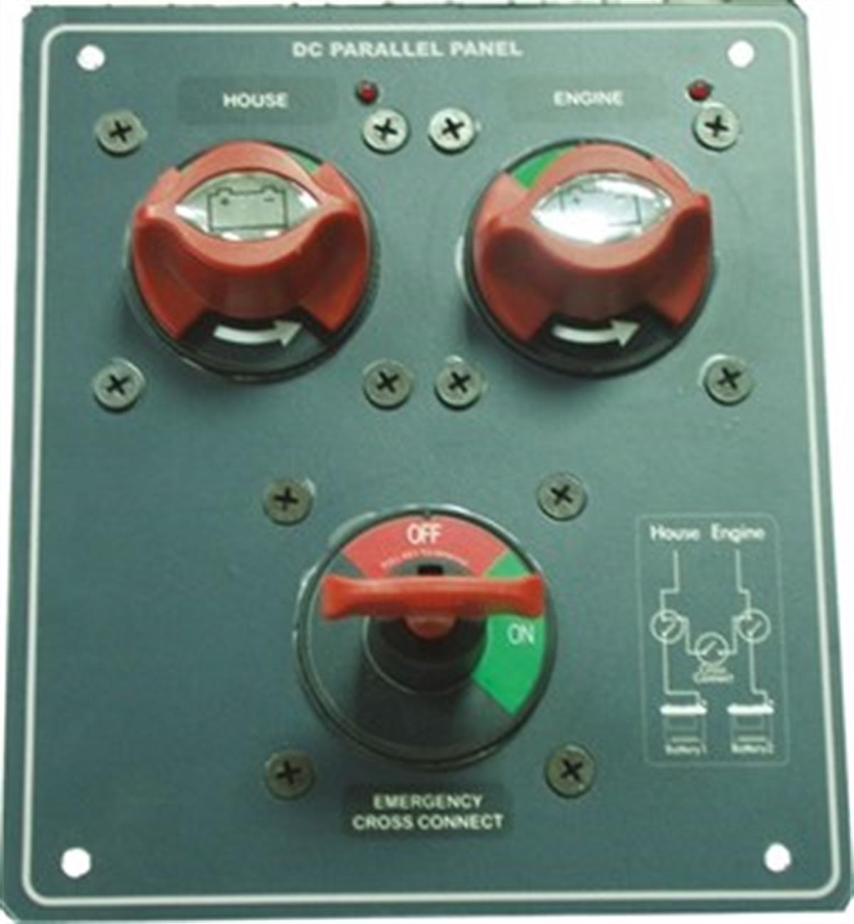 Akü switch panel seti