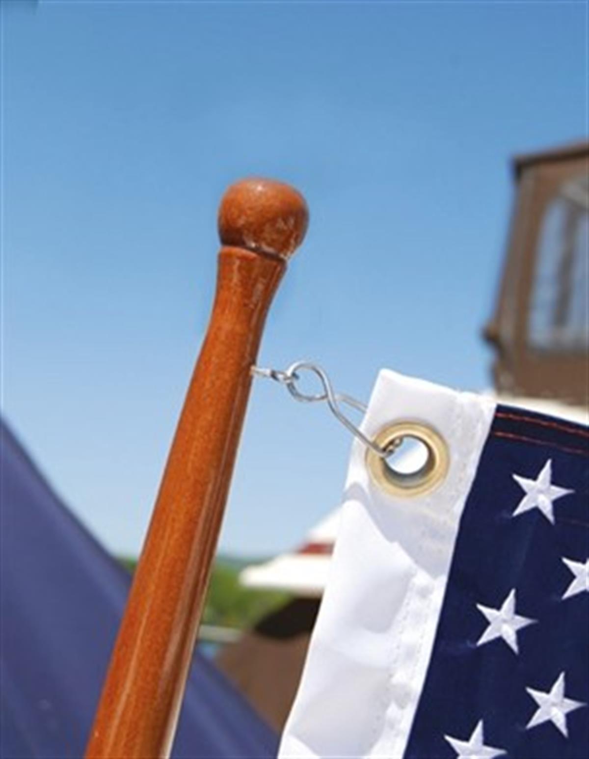 Bayrak bağlama klipsi