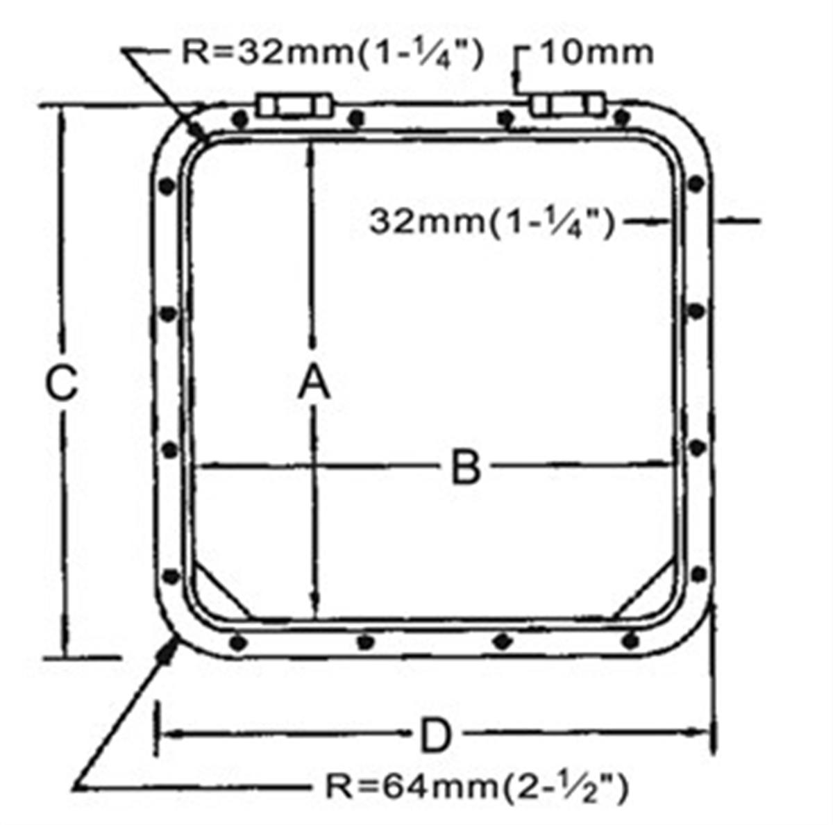 Düşük profilli hatch tek açılım 206x349