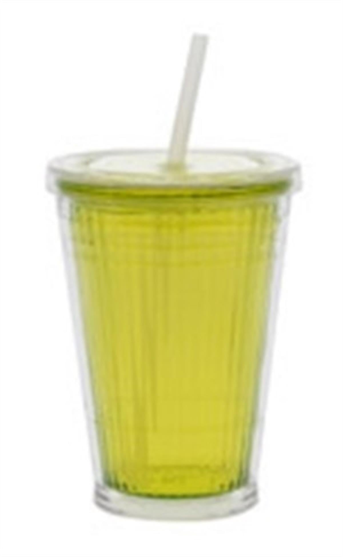 Gimex büyük bardak, pipetli