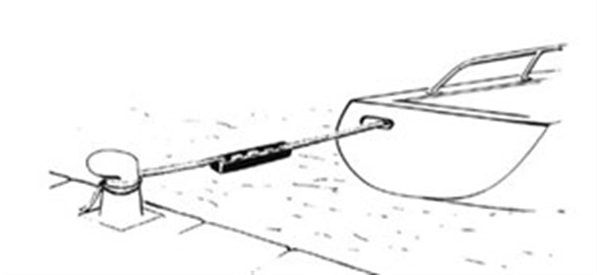 İskele Halatı Esneticisi 330X50MM