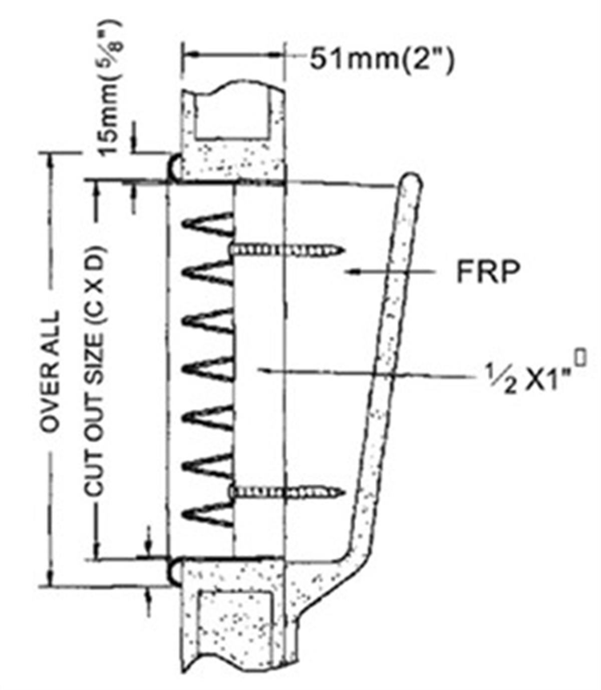 Makine dairesi havalandırması 178MM