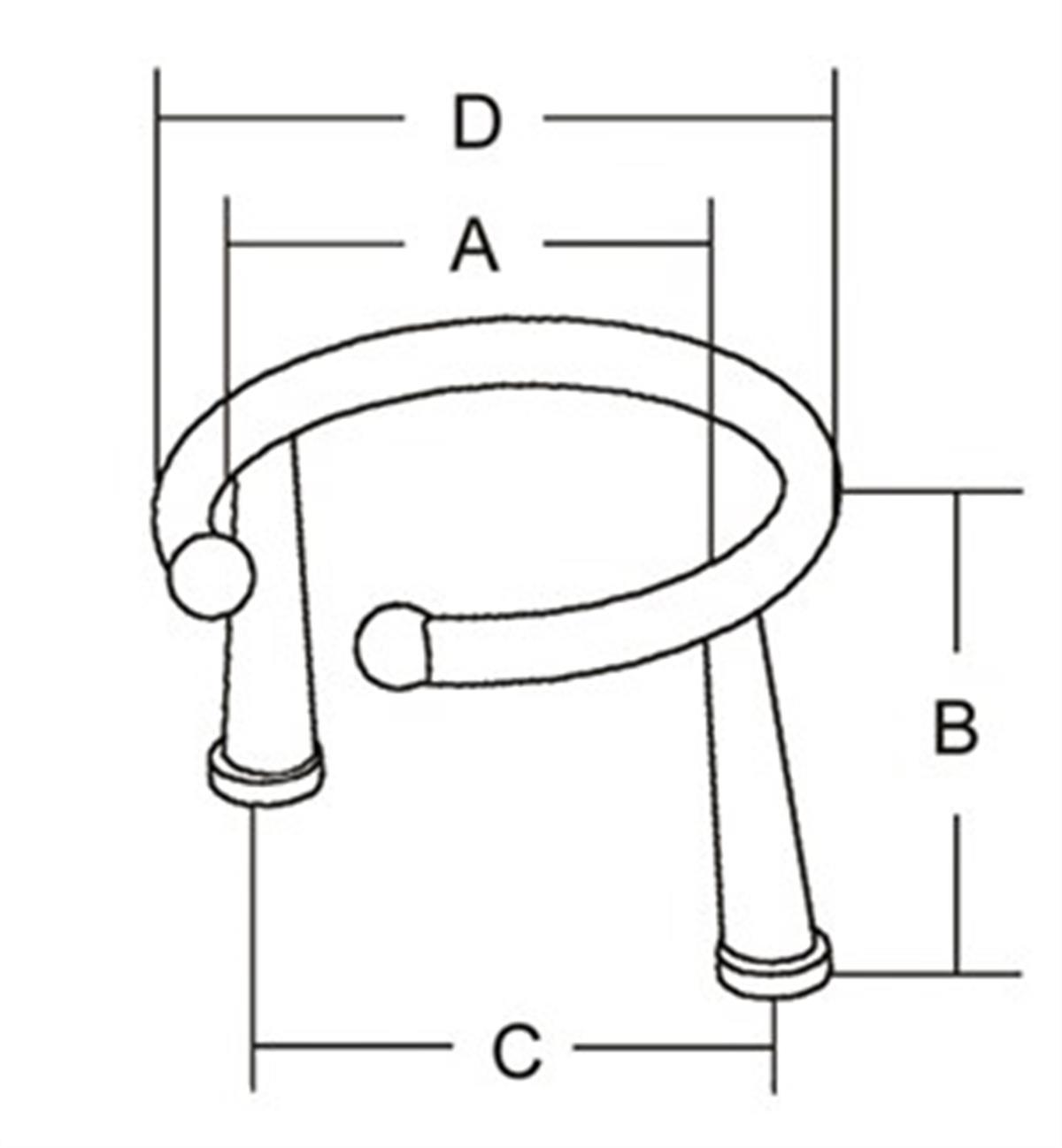 Marine Town Paslanmaz Çelik Çiftli Saplamalı Bardak tutucu