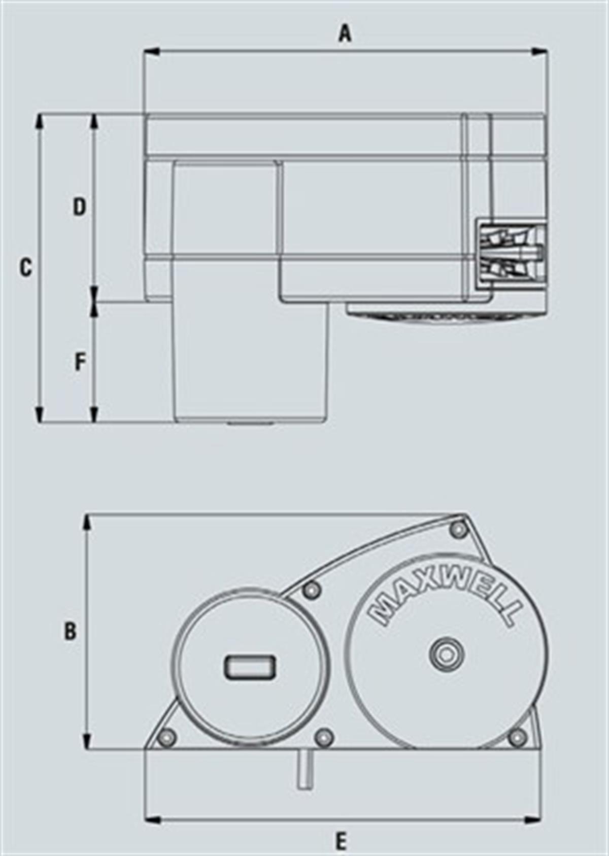 Maxwell HRC-10 1200W 12V 10mm Tambursuz Yatık Irgat