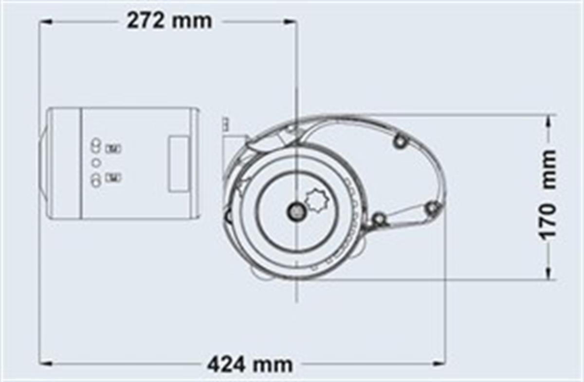 Maxwell RC-10 1000W 24V 8mm Tambursuz Irgat 