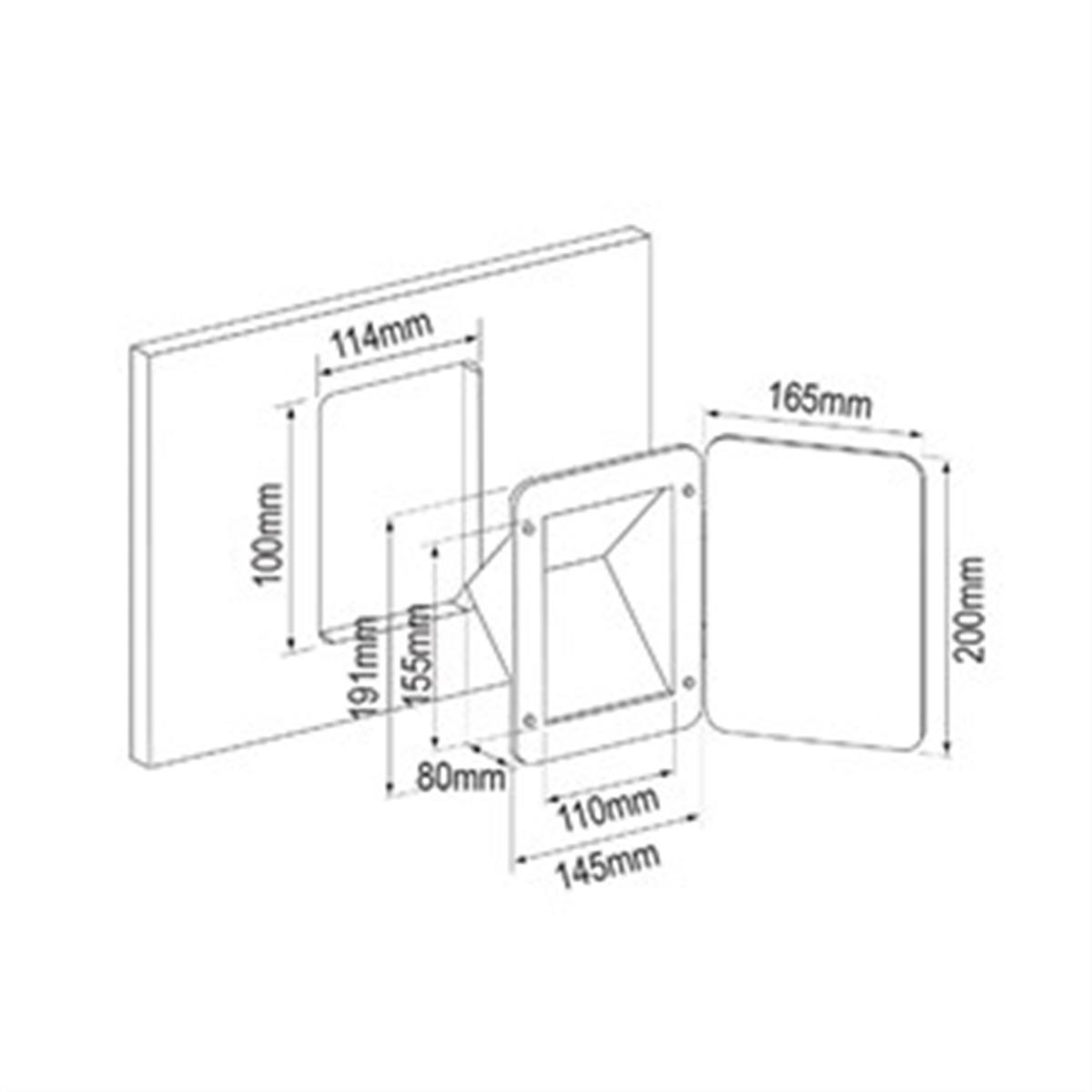 Nuova Rade Dolum Ağızları için Plastik Kapaklı Yuva