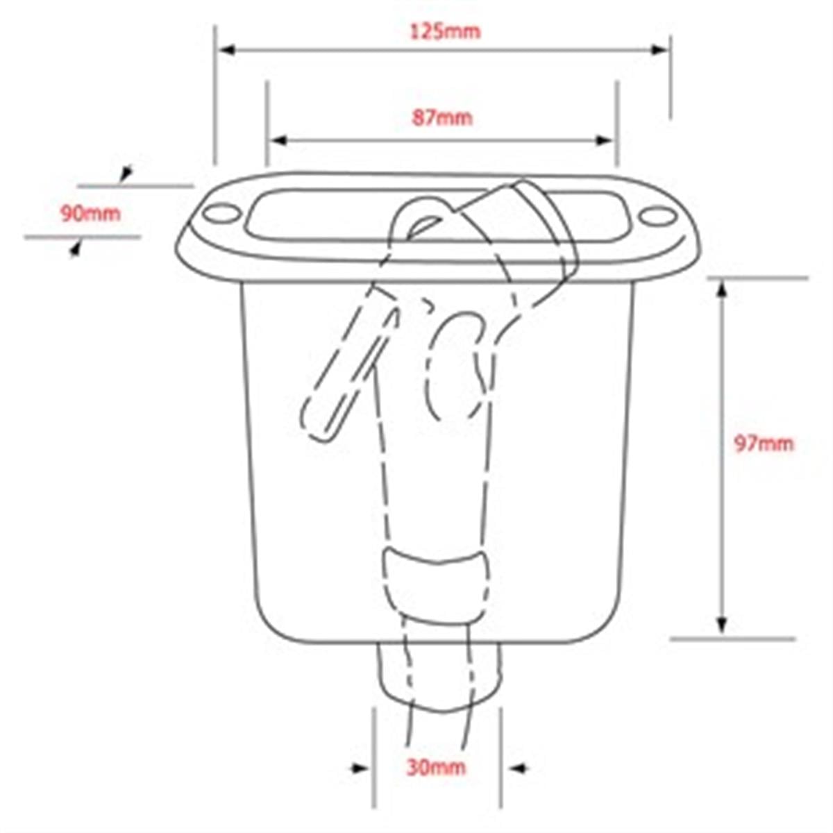 Nuova Rade Duş Yuvası kapaklı 