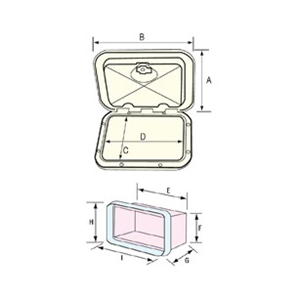 Nuova Rade Plastik Olta/Malzeme Dolabı Kilitsiz