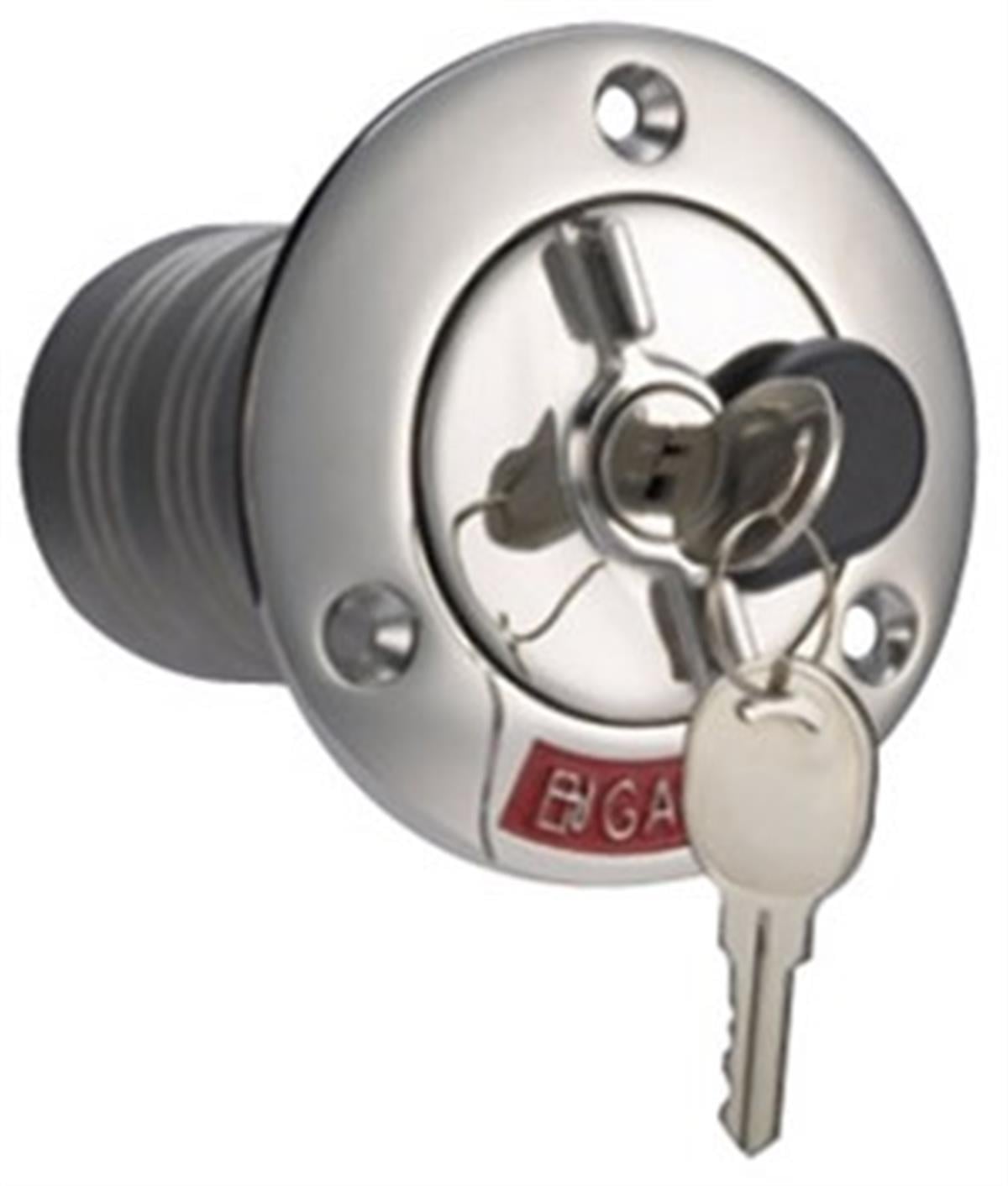 Paslanmaz Çelik Kilitli Mazot Dolum ağzı 38mm