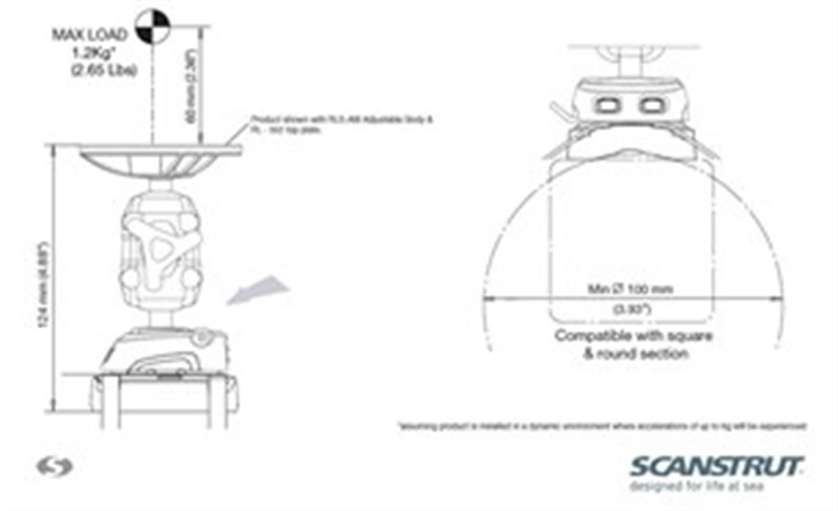 ROKK MINI RLS-403 KABLOBAĞI İLE MONTAJ BRAKETİ
