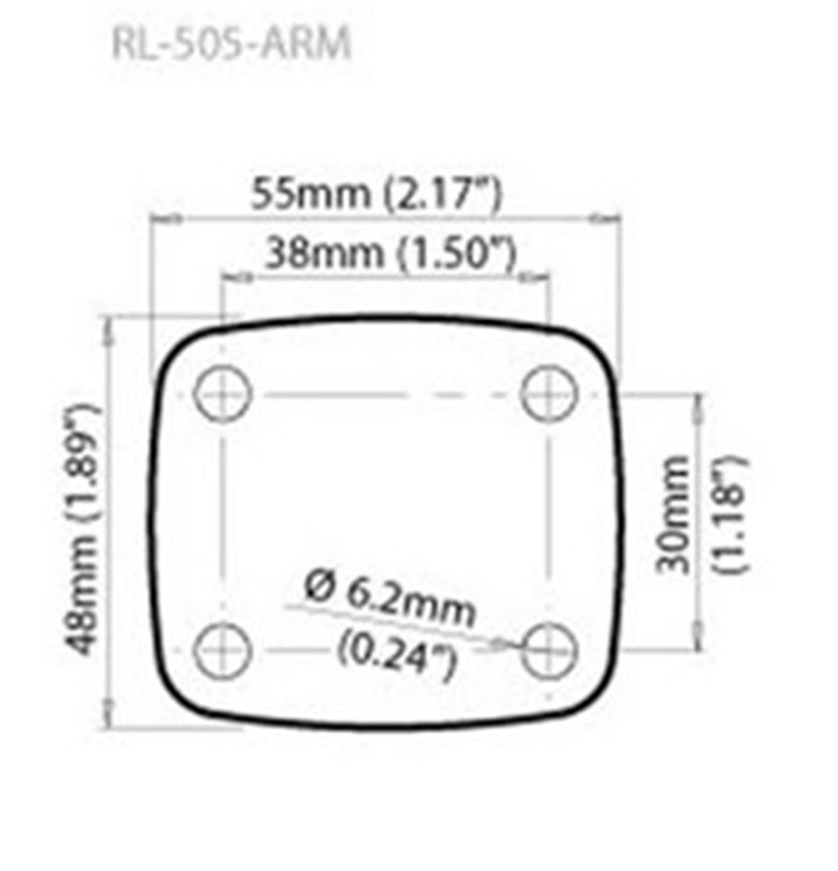 Scanstrut RL-505-ARM Rokk Montaj Plakası