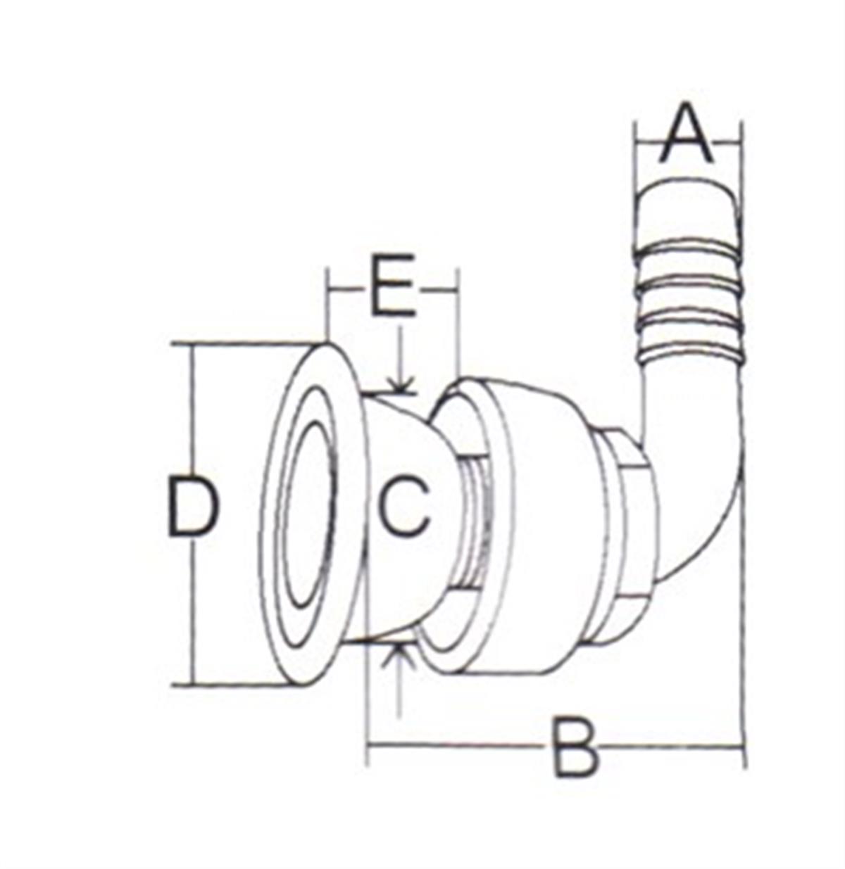 Tank havalandırma 90 DERECE /S 35MM