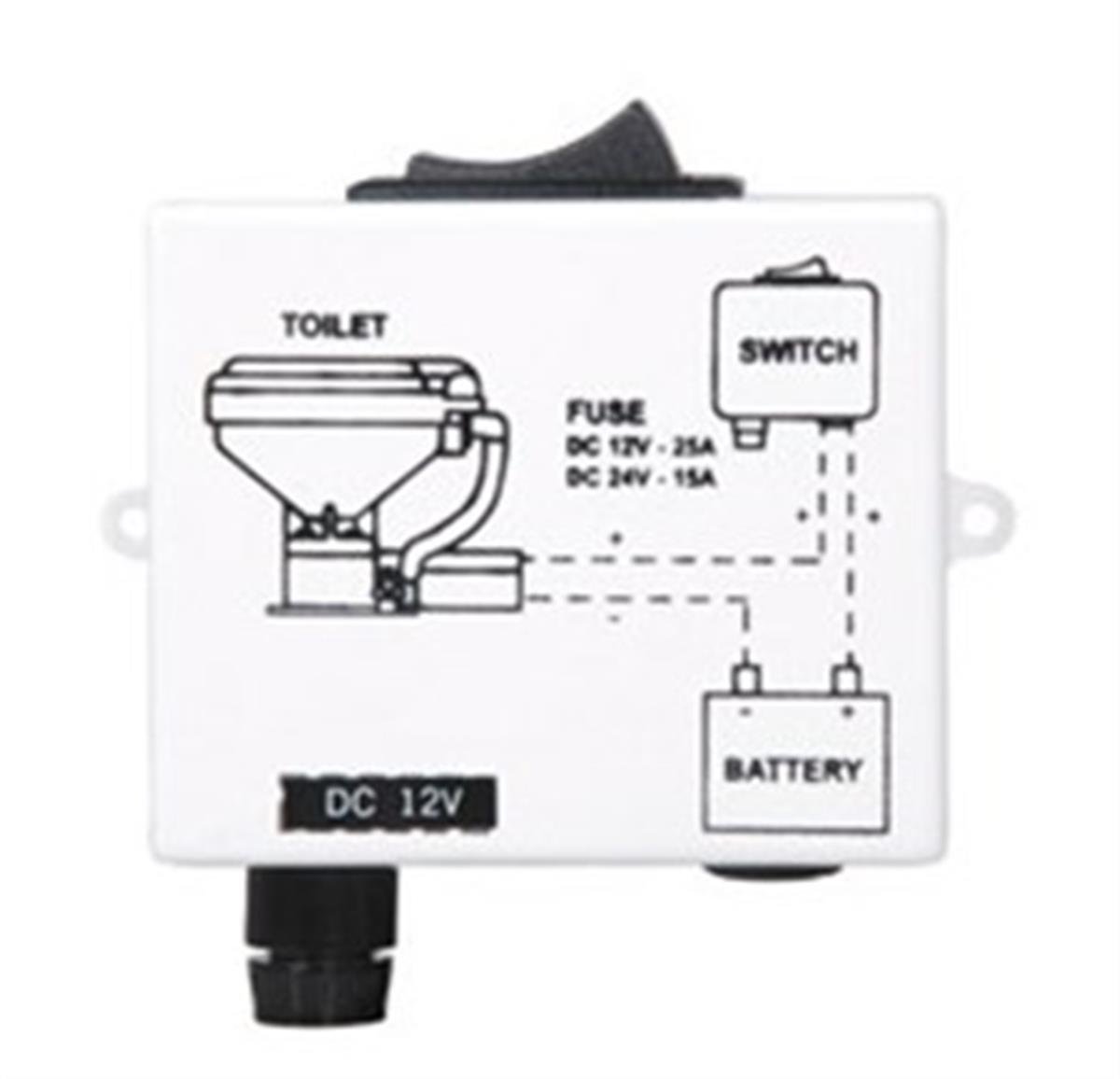 TMC Standart Tuvaletler için Kumanda Düğmesi 12V