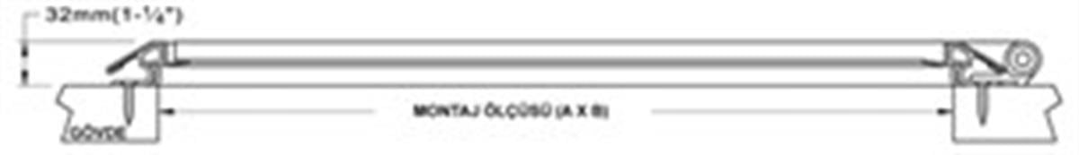 Yuvarlak modern hatch 788mm