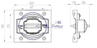 Maxwell Termal Sigorta 12/24V 40 Amper