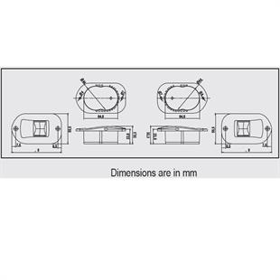 FOS LED İSKELE&SANCAK FENERİ, BEYAZ, GÖMME