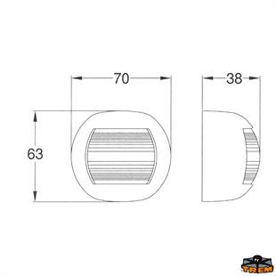 Trem Orsa Minore Pruva Seyir Feneri Beyaz