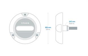 YPHOS MODEL 03, SUALTI AYD. BEYAZ. 12V/24V -14.200