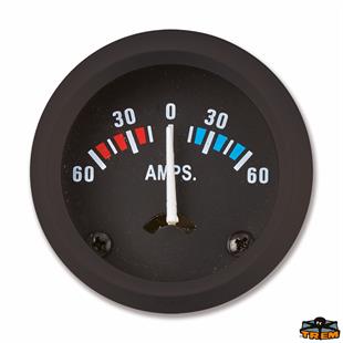 TREM ECO LINE AMPERMETRE.12V.SİYAH.60-60AMP