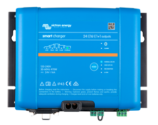 SMART IP43 CHARGER 24V/16A(1+1) 120-240V