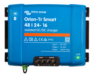 ORION-TR SMART ISOLATED 48/24V-16A DC-DC CHARGER