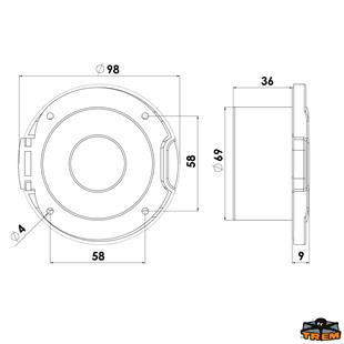 Trem gömme su çıkışı