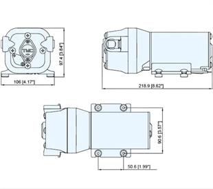 TMC 36502 SU ALIŞ POMPASI (DENİZ SUYU) 24V/16.3 LT