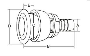 Tank havalandırma gömme 1/2