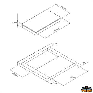 Trem Mini Elektrikli Tekli Ocak