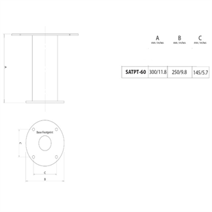 Aluminyum power tower satpt - 60 