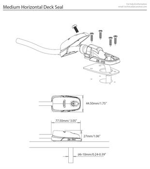 DS-H10 KABLO ÇIKIŞI, PLASTİK, SİYAH, 6-10MM